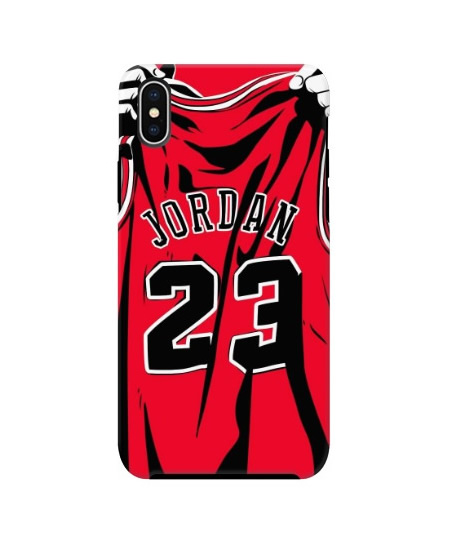 Funda Carcasa Silicona Camiseta Jordan iPhone X / XS