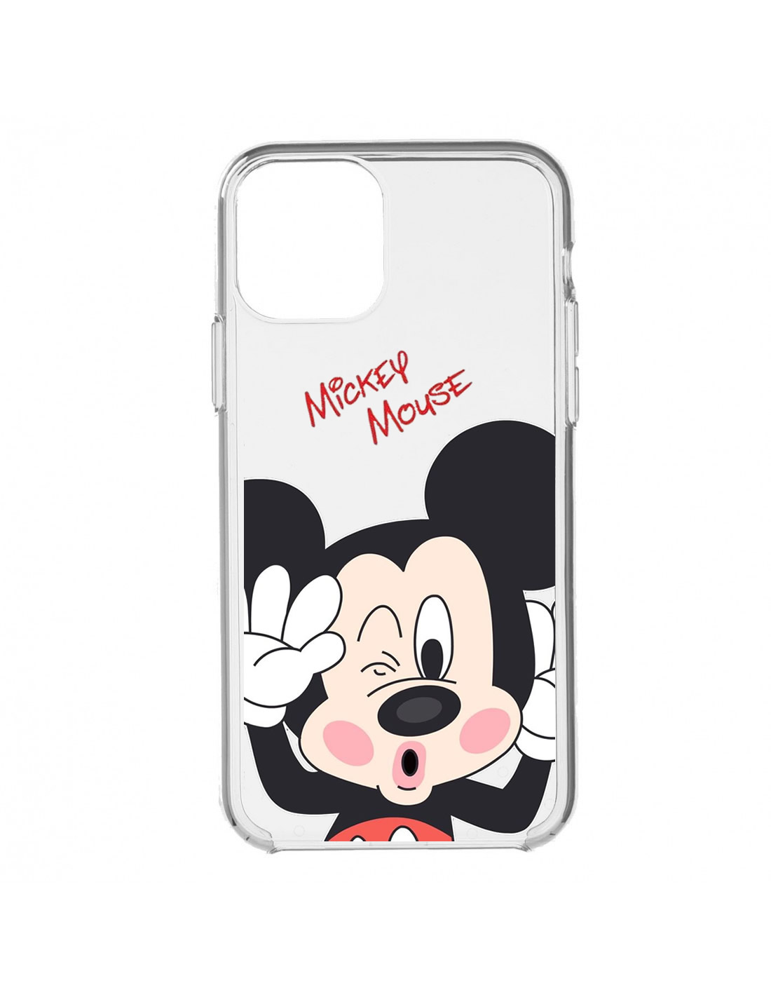 Funda Carcasa Silicona Mickey Mouse Transparente iPhone 11