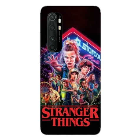 Funda Carcasa silicona Stranger Things Xiaomi Mi Note 10 Lite