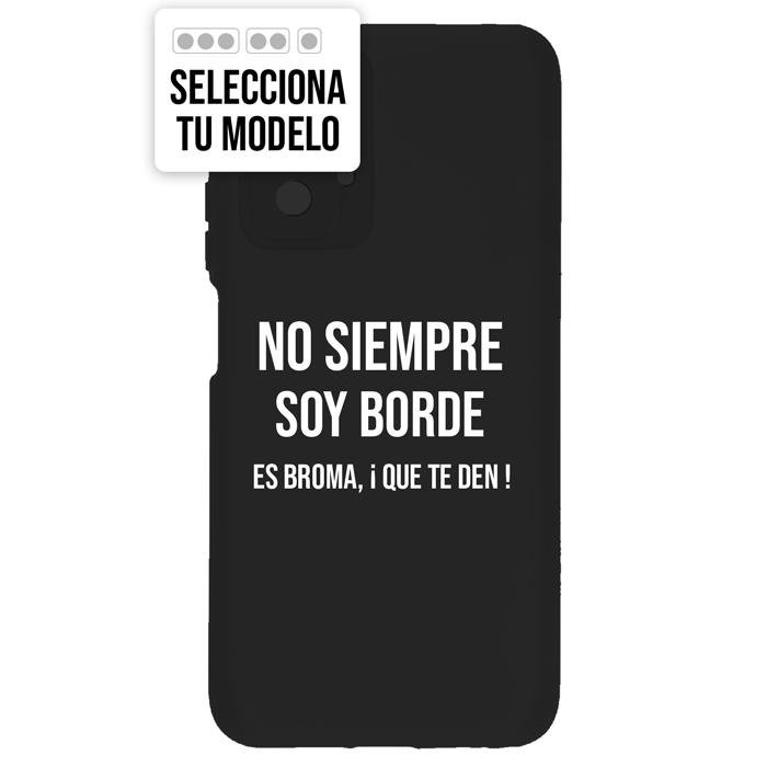 carcasas con mensajes canallas haters fondo negro borde